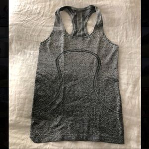 Lululemon grey ombré swiftly tank top